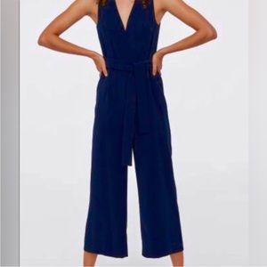 H & M black plunge jumpsuit